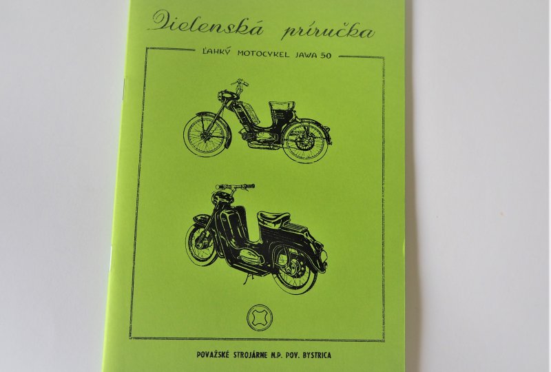Podręcznik warsztatowy Jawa 50 typ 550/555 - J.SŁOWACKI format A5, 47 stron-photo1