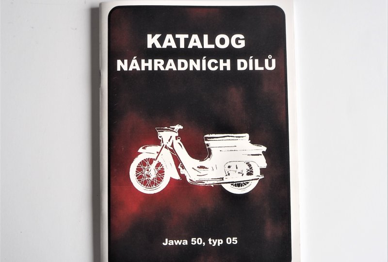 Katalog części zamiennych Jawa 50 typ 05 - J.SŁOWACKI format A5, 74 stron-photo1