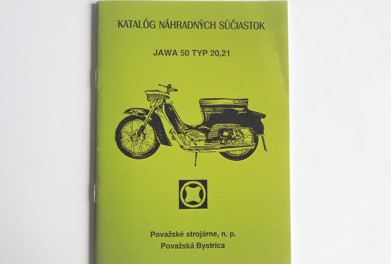 Katalog części zamiennych Jawa 50 typ 20/21 - J.SŁOWACKI format A5, 48 stron-photo1