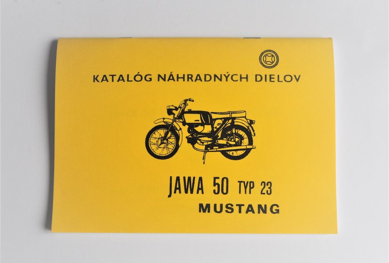 Katalog części zamiennych Jawa 50 typ 23 MUSTANG - J.SŁOWACKI format A5, 68 stron-photo1