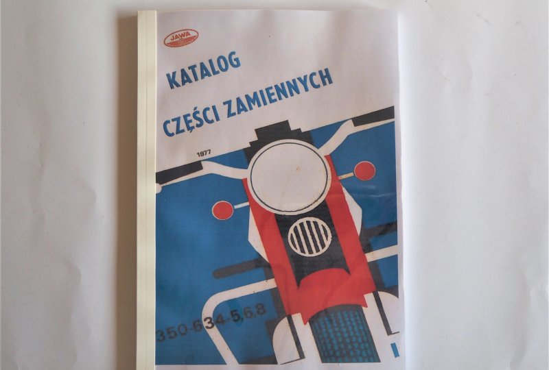 Katalog części zamiennych JAWA 350/634 - J.POLSKI format A4, 129 stron-photo1