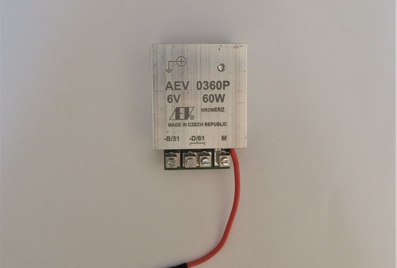 Regulator elektroniczny 6V/60 W + pol AEV 0360P-photo1