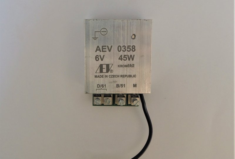 Regulator elektroniczny 6V/45W - pol AEV 0358-photo1