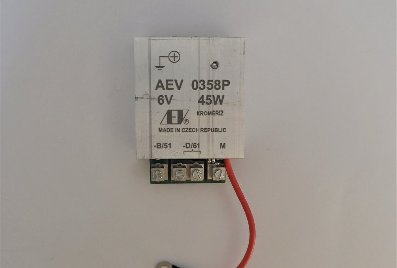 Regulator elektroniczny 6V/45W + pol AEV 0358P-photo1