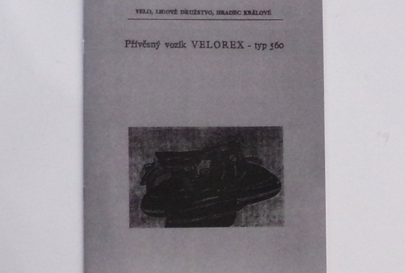 VELOREX 560 sidecar - J.CZESKI, format A4, 13 stron-photo1