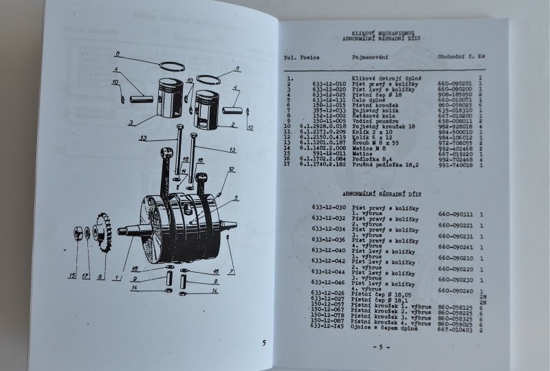Katalog części zamiennych JAWA CALIFORNIAN - J.CZESKI, format A5, 70 stron-photo3