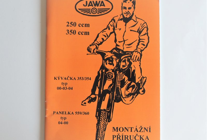 Podręcznik warsztatowy JAWA KYVACKA 353/354, PANELKA 559/360 - J.CZESKI, ROSYJSKI, format A4, 68 stron-photo1
