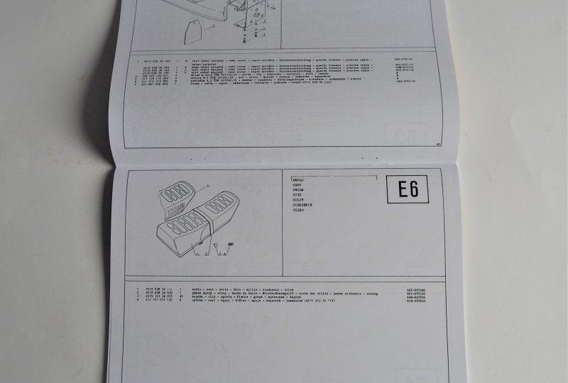 Katalog części zamiennych JAWA 350/638,639 - J.CZESKI, ANGIELSKI, NIEMIECKI, POLSKI, format A4, 82 stron-photo3