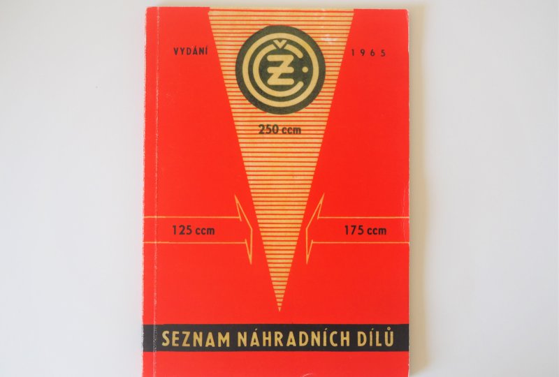 Katalog części zamiennych CZ 125, 175, 250 / 450, 453, 455, 470, 473, 475 - J.CZESKI, format A5, 78 stron-photo1