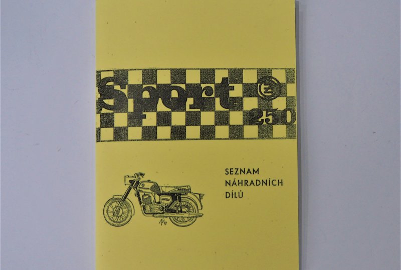 Katalog części zamiennych CZ 250/471 - J.CZESKI, format A5, 40 stron-photo1