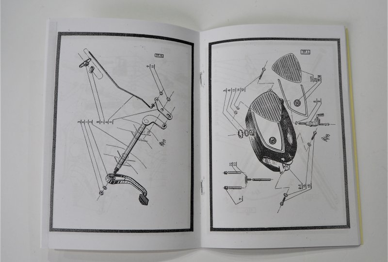 Katalog części zamiennych CZ 250/471 - J.CZESKI, format A5, 40 stron-photo3