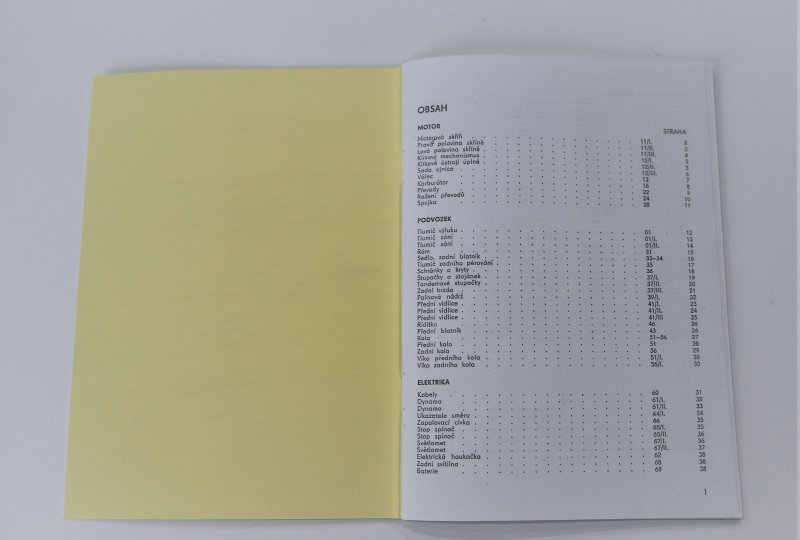 Katalog części zamiennych CZ 250/471 - J.CZESKI, format A5, 40 stron-photo2