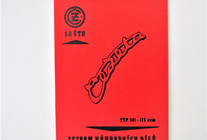 Katalog części zamiennych CZ 175/501 - J.CZESKI, format A5, 73 stron-photo1