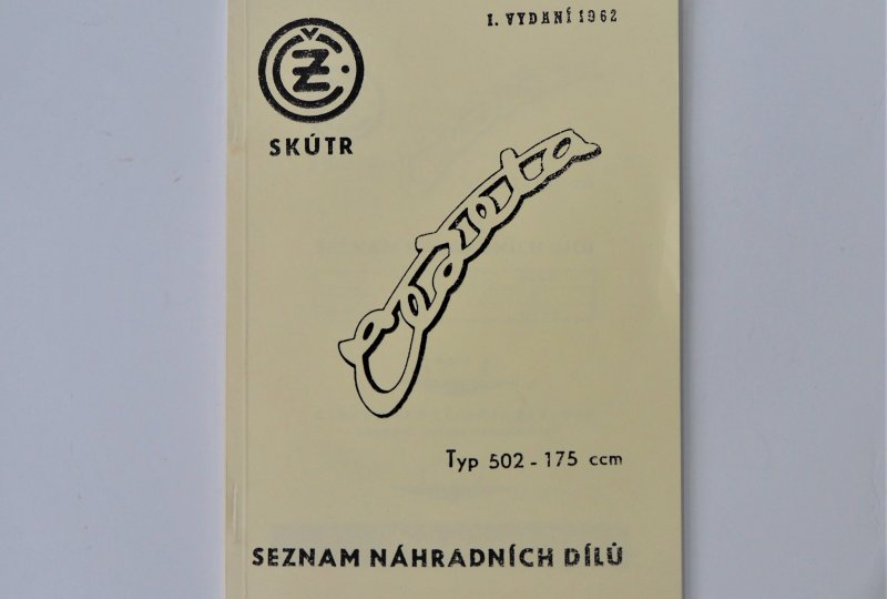Katalog części zamiennych CZ 175/502 - J.CZESKI, format A5, 54 stron-photo1