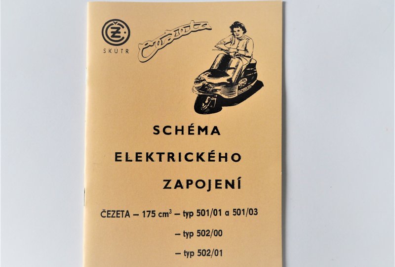 Schemat instalacji elektrycznej CZ 501/502 - J.CZESKI, format A5, 29 stron-photo1
