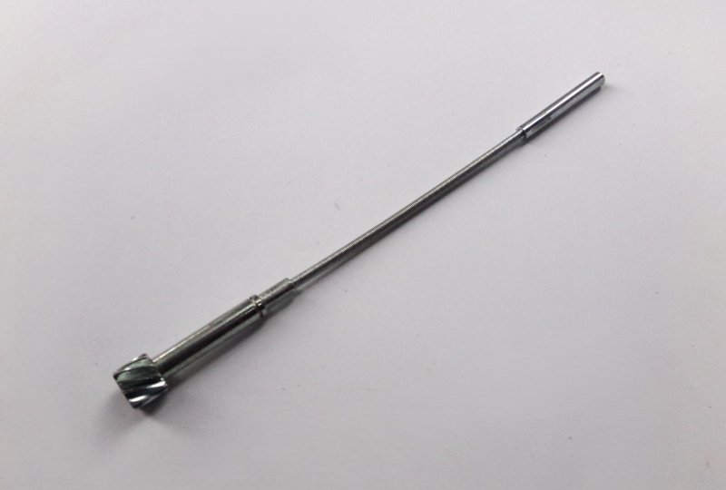 Napęd licznika, 11 zębów, długość 223mm, średnica 6mm, Jawa 250 Kyvacka, Panelka-photo1