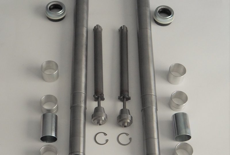 Przednie zawieszenie, komplet naprawczy, tulejki aluminiowe, Jawa, CZ-photo1