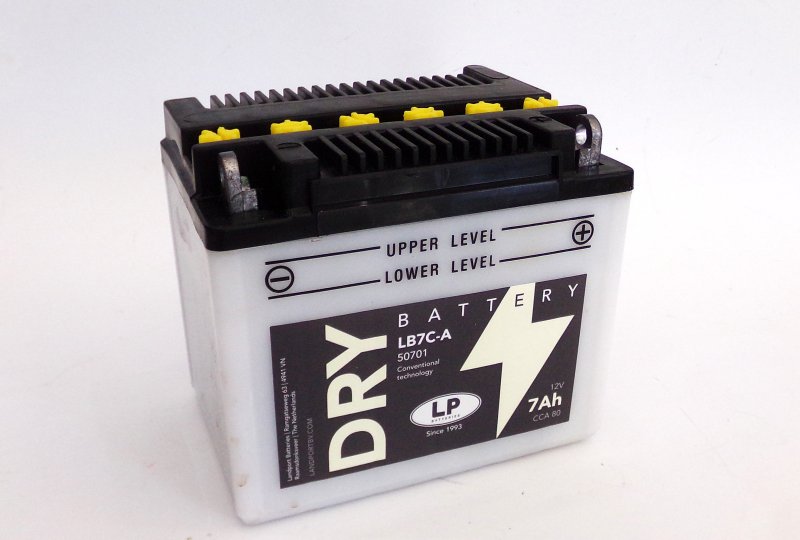 Akumulator motocyklowy 12V-7Ah, LB7C-A, 130x90x114 mm-photo1