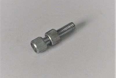 Śruba regulacji nastawu linki, ocynk, M6x25mm, Jawa, CZ