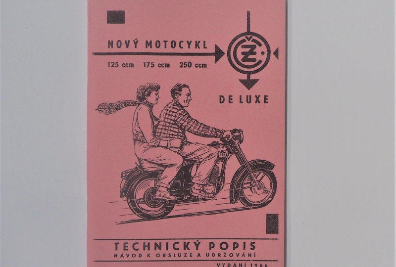 Instrukcja obsługi JAWA-CZ 125 TYP 355, 175 TYP 356 - J.CZESKI format A5, 64 stron-photo1
