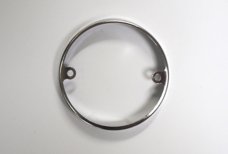 Ramka kierunkowskazu, metalowa, chrom, Jawa 634-640-photo1