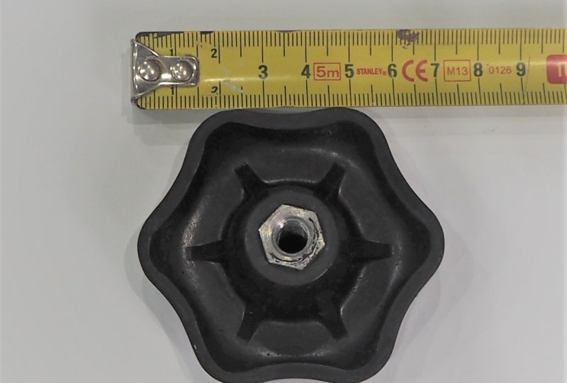 Nakrętka tłumika skrętu główki ramy, plastik, CZ 125 B/T-photo4