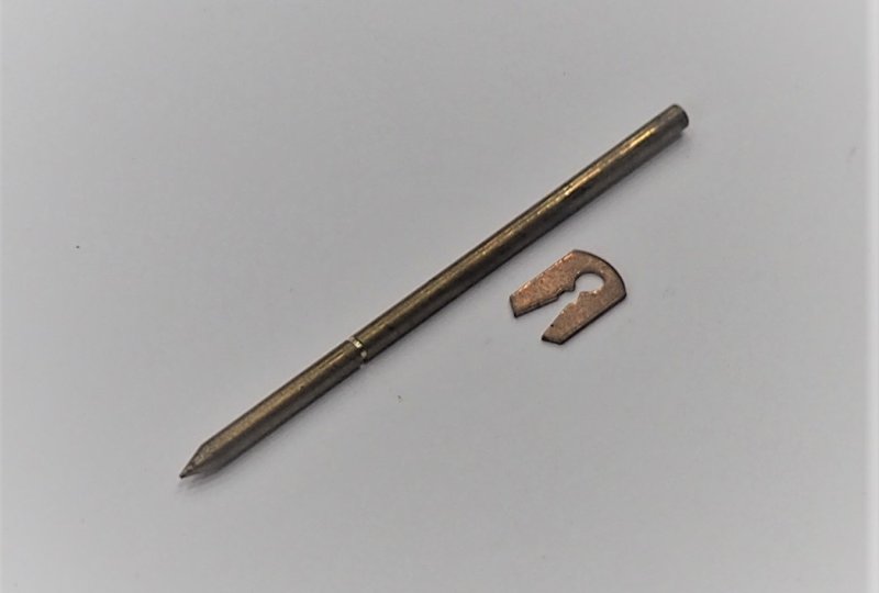 Igła pływaka gaźnika z zabezpieczeniem, 60 mm, CZ 125/150 C-photo1