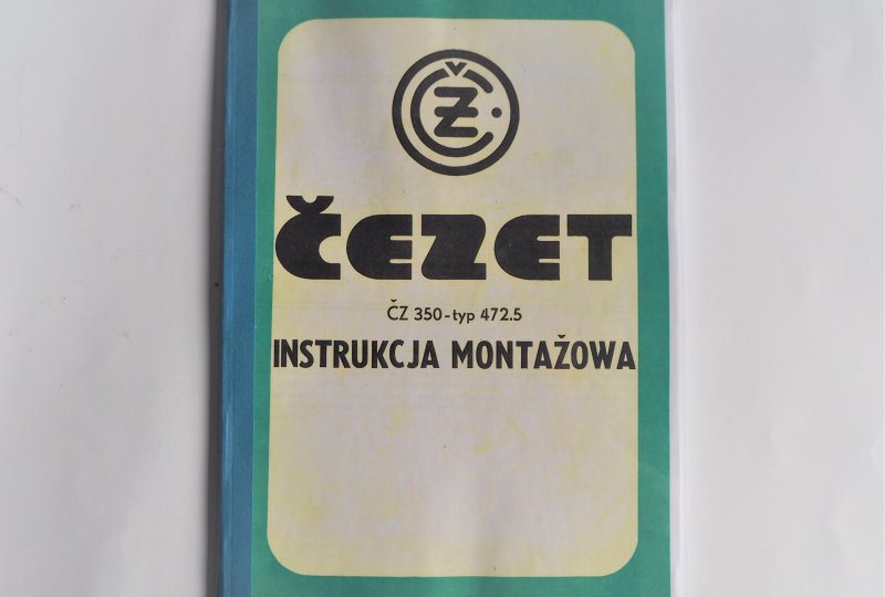 Instrukcja montażowa CZ 350 typ 472.5 - J.POLSKI format A4, 59 stron-photo1