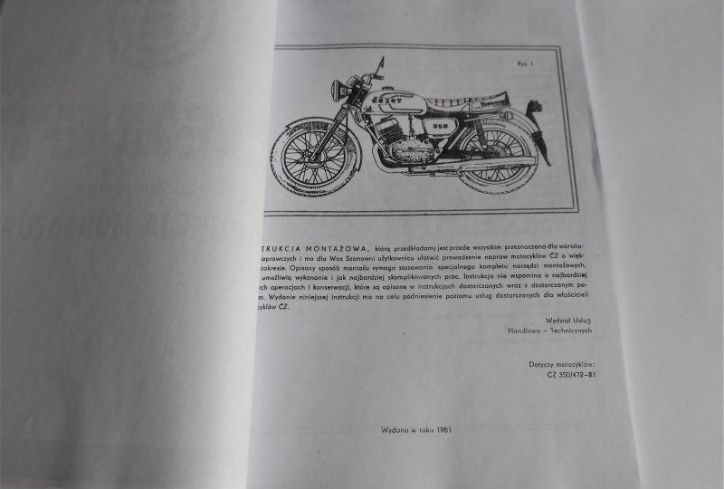 Instrukcja montażowa CZ 350 typ 472.5 - J.POLSKI format A4, 59 stron-photo2