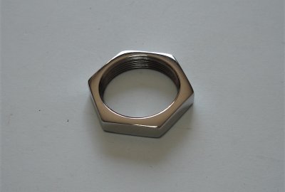 Nakrętka M26/1, klucz 32mm, nierdzewna, polerowana, Jawa Perak, Jawa 50