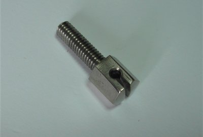 Śruba M6x20, uchwyt linki przedniego hamulca, nierdzewna, polerowana, Jawa Perak, OHC