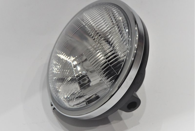 Lampa przednia, halogen H4, chromowana ramka, Jawa 638 - 640-photo1