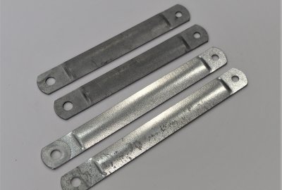 Komplet uchwytów przedniej lampy, 4 szt, Jawa 350 OHV