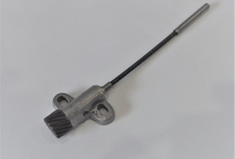 Napęd licznika (silnik), 15 zębów, długość 178mm, średnica 6mm, CZ 125 / 476, 453, 473-photo1