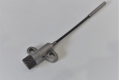 Napęd licznika (silnik), 15 zębów, długość 178mm, średnica 6mm, CZ 125 / 476, 453, 473