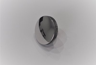 Śruba ramki lampy przedniej, aluminium/polerowane, Jawa 1956----
