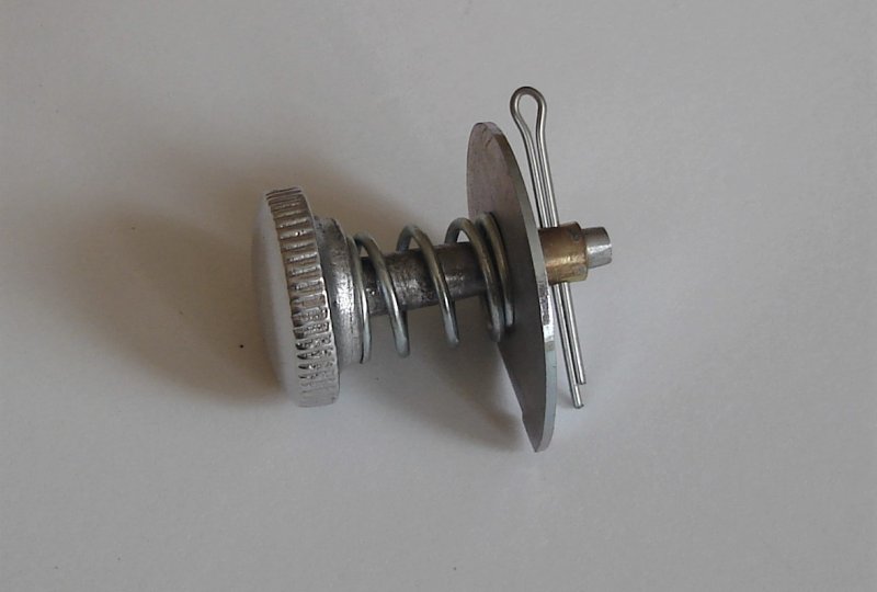 Śruba regulacyjna klosza lampy, aluminium, komplet, Jawa Perak, Kyvacka, OHC-photo1
