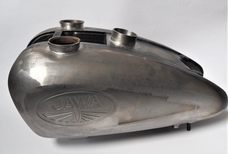 Zbiornik paliwa, owalny znak Jawa FJ, Jawa 350 OHV-photo1