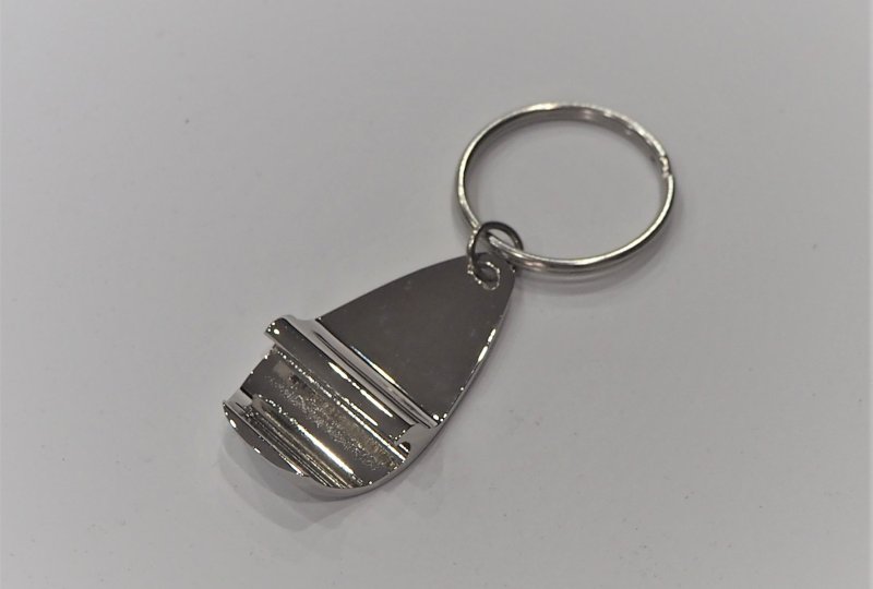 Breloczek, chrom, logo CZ-photo3