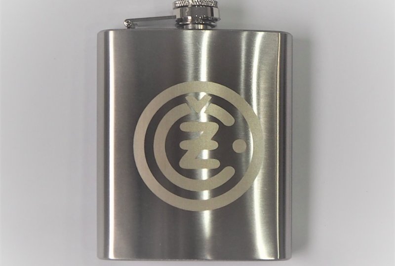 Piersiówka, 200 ml, stal nierdzewna, logo CZ-photo4