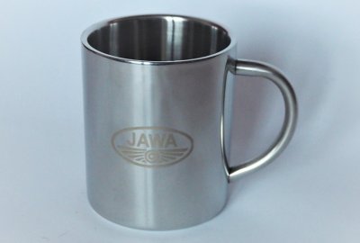 Kubek, 250 ml, stal nierdzewna, logo JAWA