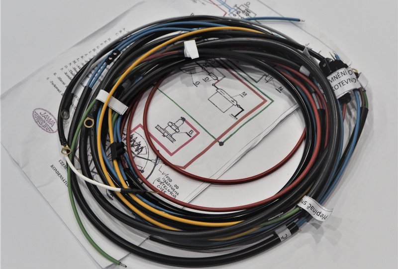 Instalacja elektryczna, Jawa-CZ 125/150-photo1