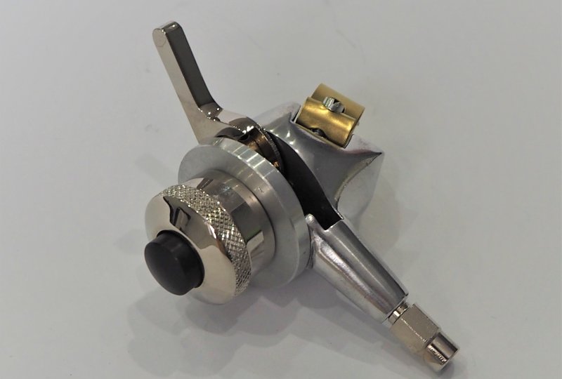 Przełącznik świateł trakcyjny + klakson BOSH na kierownicy, nikiel, aluminium, Jawa SV, OHV-photo1