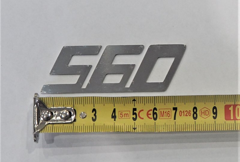 Emblemat 560, nierdzewny, Velorex 560-photo2