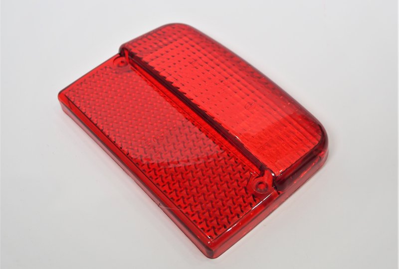 Klosz tylnej lampy, czerwony, plexi, Jawa 638-640-photo1