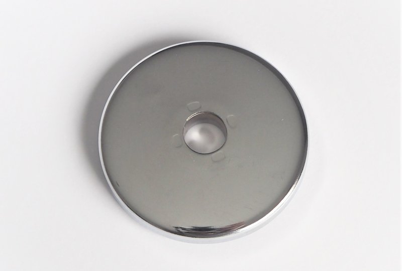 Osłona przedniego koła, 74 mm, chrom, Jawa 250/350 Kyvacka-photo1