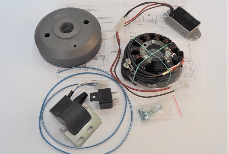 Komplet VAPE 12V pojedynczy cylinder, CZ 125/150 C-photo1