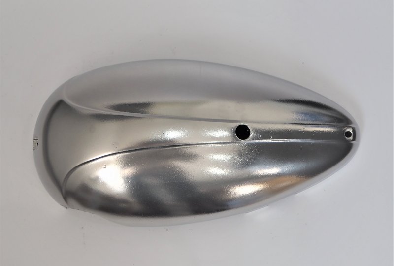 Pokrywa silnika prawa, aluminium, polerowana chemiczne, Jawa 500 OHC 01, 02-photo2