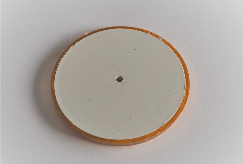 Odblask pomarańczowy na śrubkę 80 mm, plastik, Jawa, CZ-photo3