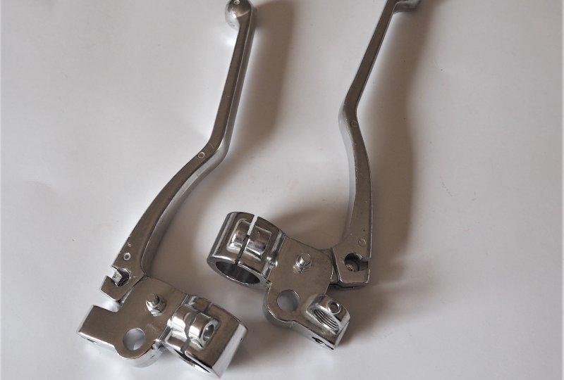 Klamki kierownicy z objemkami, komplet, aluminium, CZ 471- 487-photo5